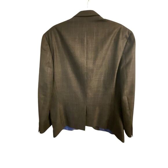 Chaps Ralph Lauren Two Button Gray Blazer Poly Blend Sport Coat Jacket Size 44R - Picture 2 of 16